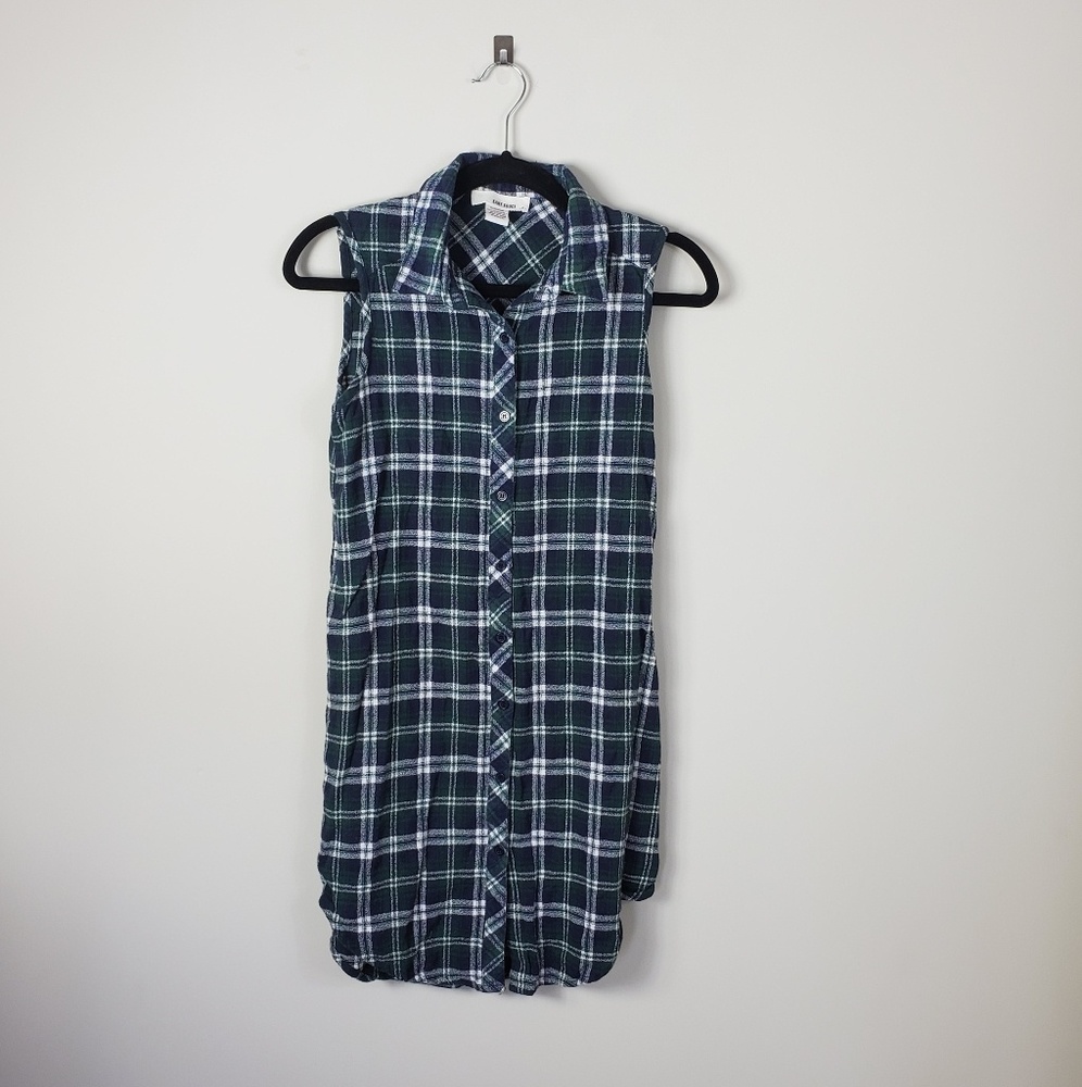Anthropologie Sans Souci Plaid Shirt Dress
